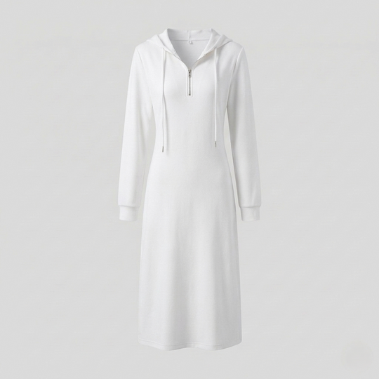 Damen Jersey Midikleid mit Langarm