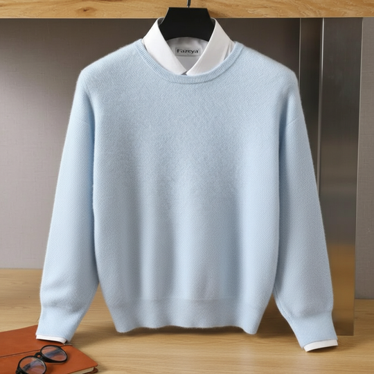 Damen Klassischer Strick Eleganter Pullover | Große Größen