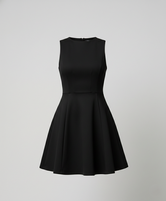 Damen A-Linien Kleid mit figurbetontem Oberteil R&B