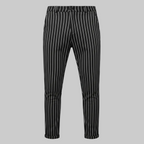 Herren stylische und bequeme Slim-Fit Hose mit gestreiftem Design