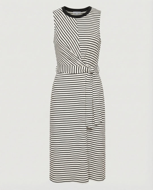 Damen Midikleid Wickeloptik Jersey