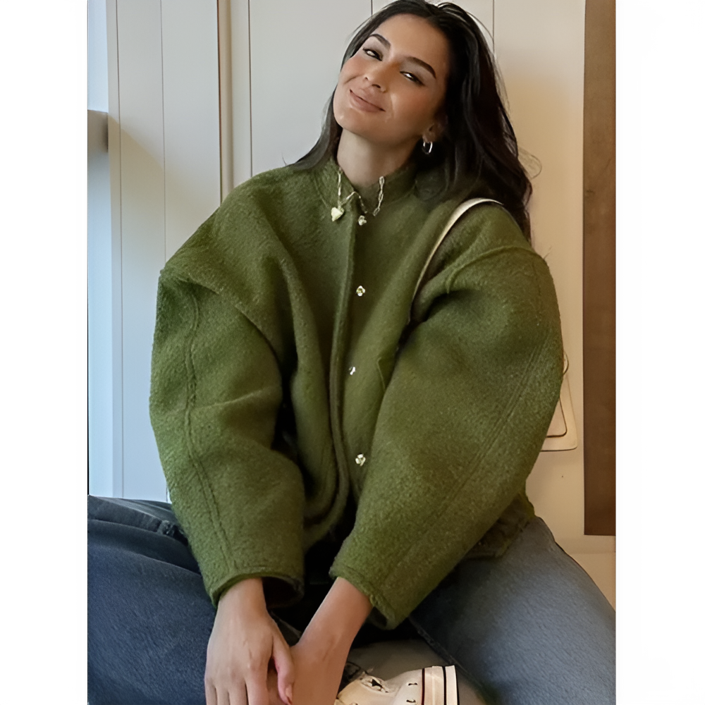 R&B | Übergroße Damen Winter Aviator Jacke