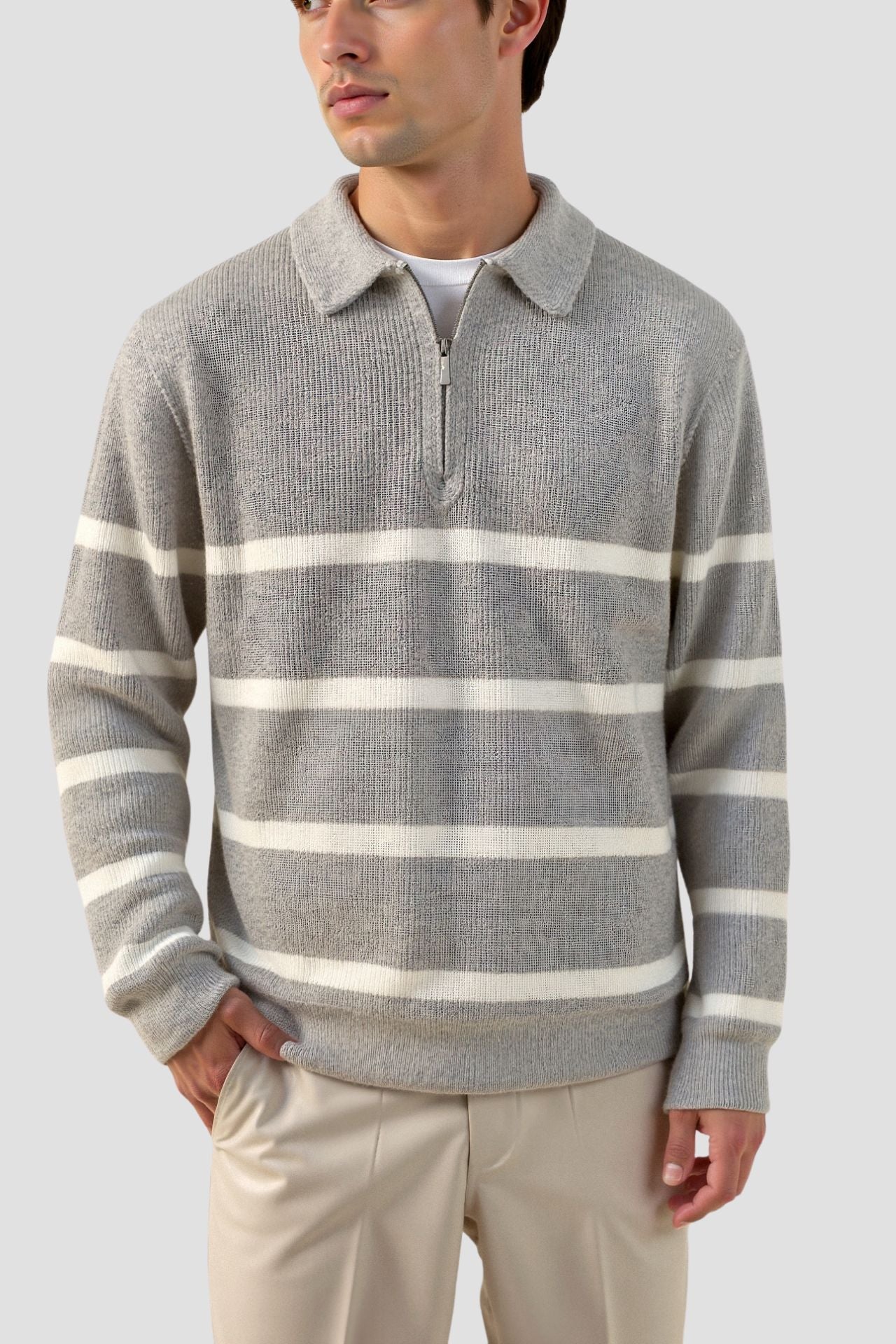 R&B | Pullover mit Halbem Reißverschluss