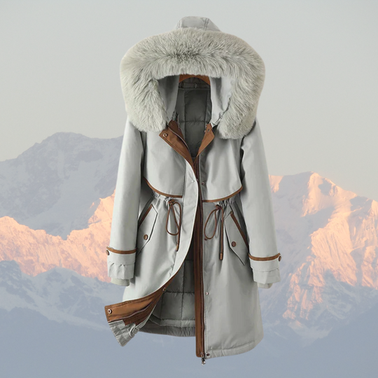 R&B | Parka-Jacke mit gestepptem Innenfutter