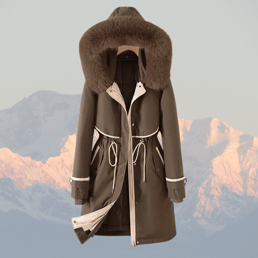 R&B | Parka-Jacke mit gestepptem Innenfutter