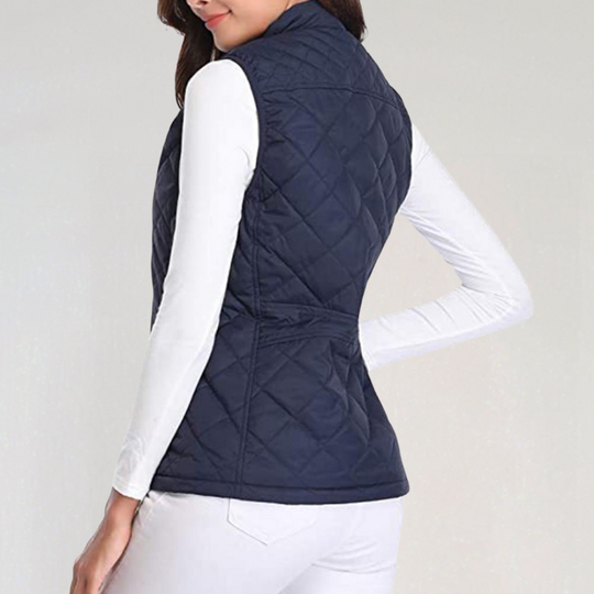 R&B | Damen Wattierte Bodywarmer mit Reißverschluss und Leichtem Design