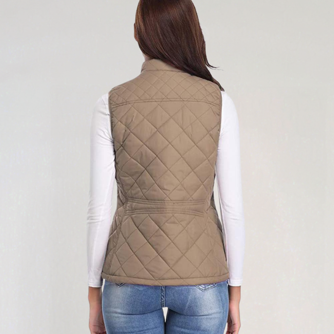 R&B | Damen Wattierte Bodywarmer mit Reißverschluss und Leichtem Design