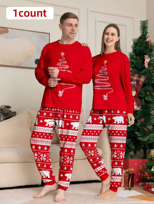 R&B | Weihnachts-Pyjama-Set - Weiche, Warme & Gemütliche Passende Outfits für die Feiertage