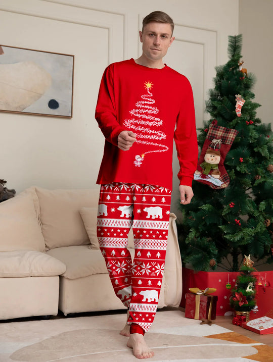 R&B | Weihnachts-Pyjama-Set - Weiche, Warme & Gemütliche Passende Outfits für die Feiertage