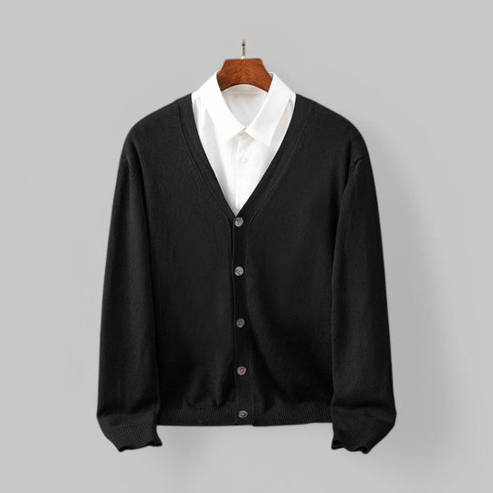 R&B | Eleganter V-Ausschnitt Cardigan für Männer