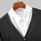 R&B | Eleganter V-Ausschnitt Cardigan für Herren