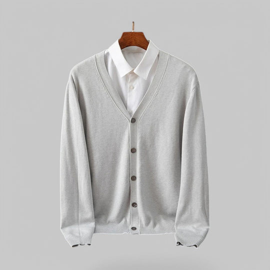 R&B | Eleganter V-Ausschnitt Cardigan für Herren