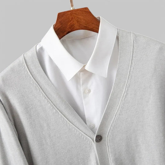 R&B | Eleganter V-Ausschnitt Cardigan für Männer