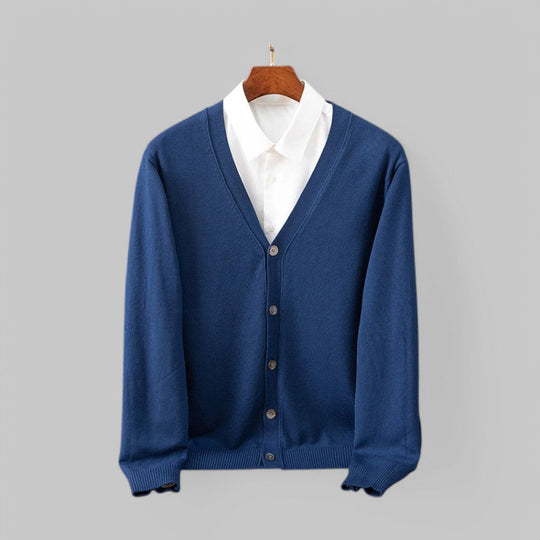 R&B | Eleganter V-Ausschnitt Cardigan für Herren