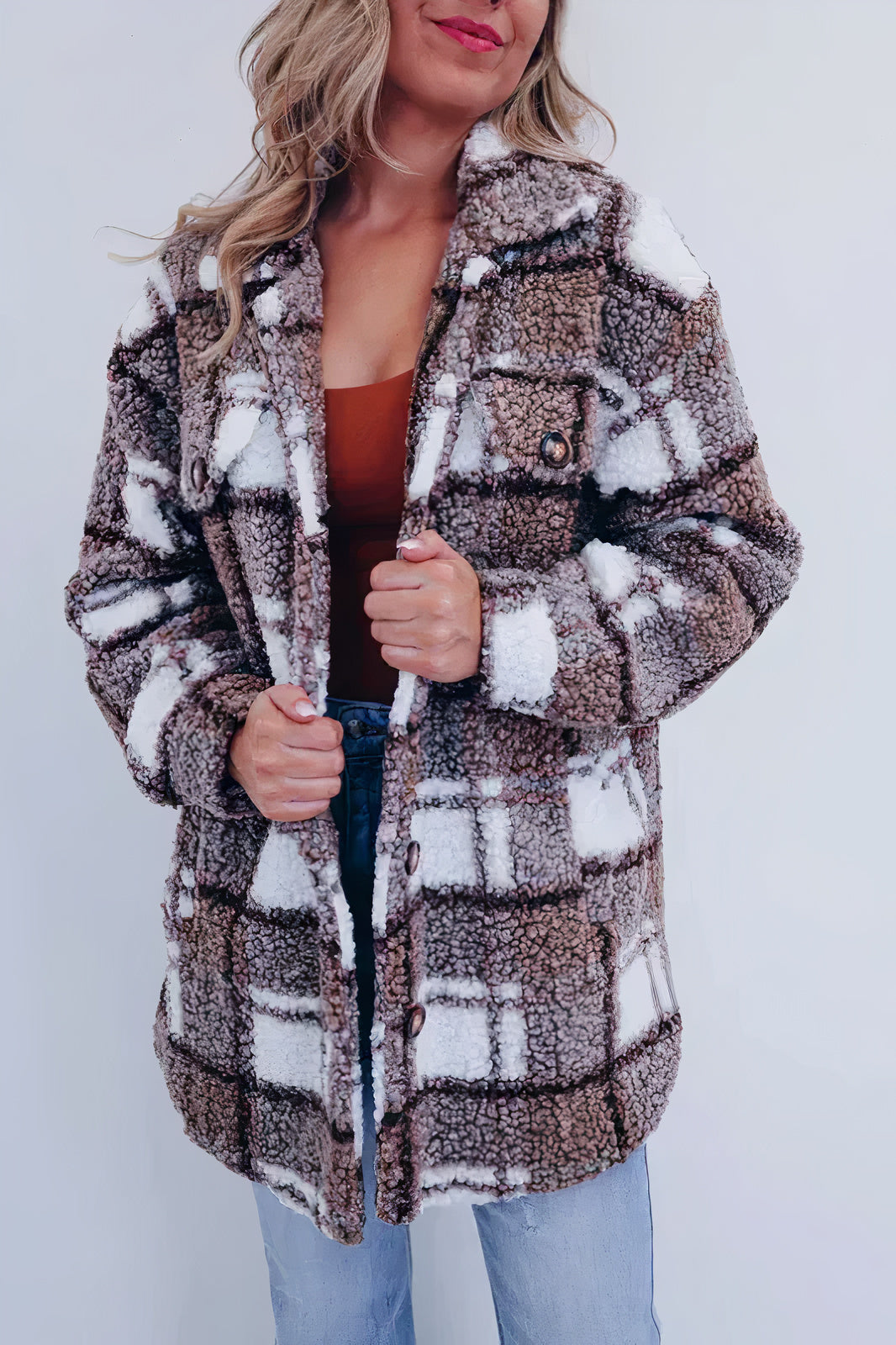 R&B | Eleganter Warmer und Bequemer Damenmantel Aus Fleece