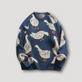 R&B | Pulli Grafik Gedruckt Gans Und Ente