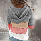 R&B | Strickpullover mit Kapuze Atmungsaktives Material Lässiger Stil