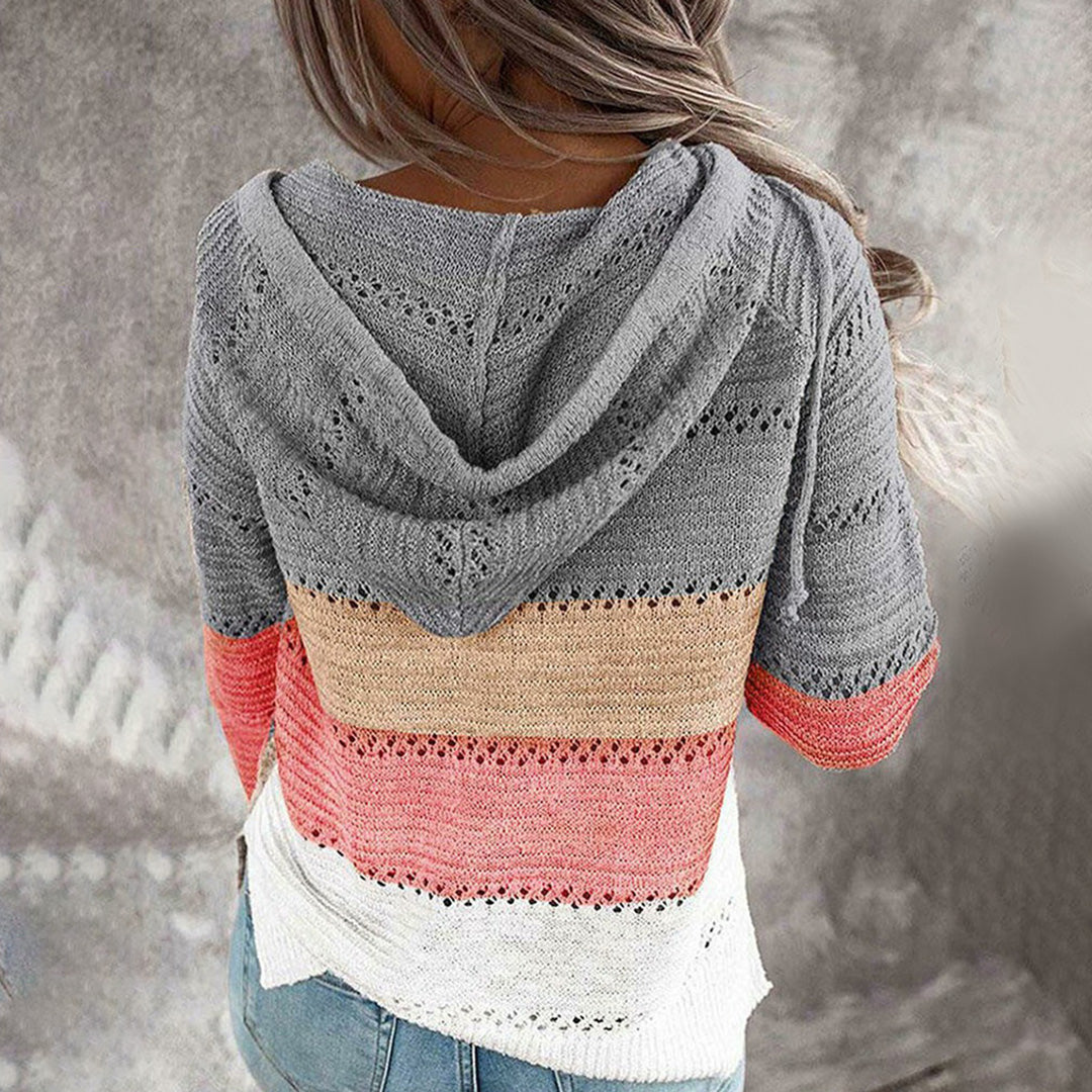R&B | Strickpullover mit Kapuze Atmungsaktives Material Lässiger Stil