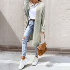 Zeitloses Langarm-Cardigan für Damen