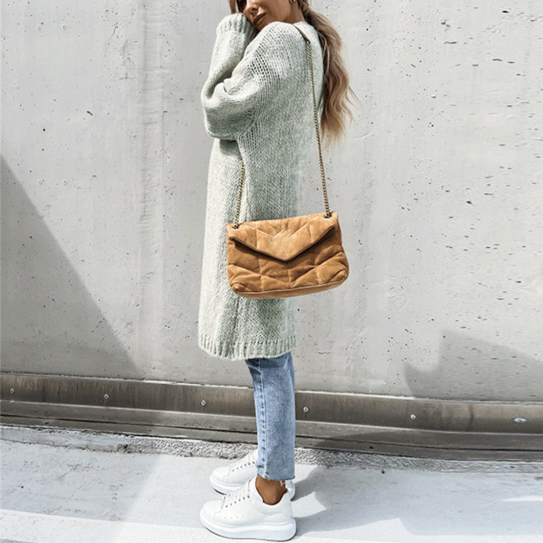 Zeitloses Langarm-Cardigan für Damen