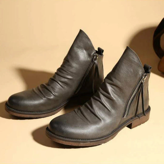 R&B - Lässige Herbst Stilvolle Stiefel mit Reißverschluss für Männer