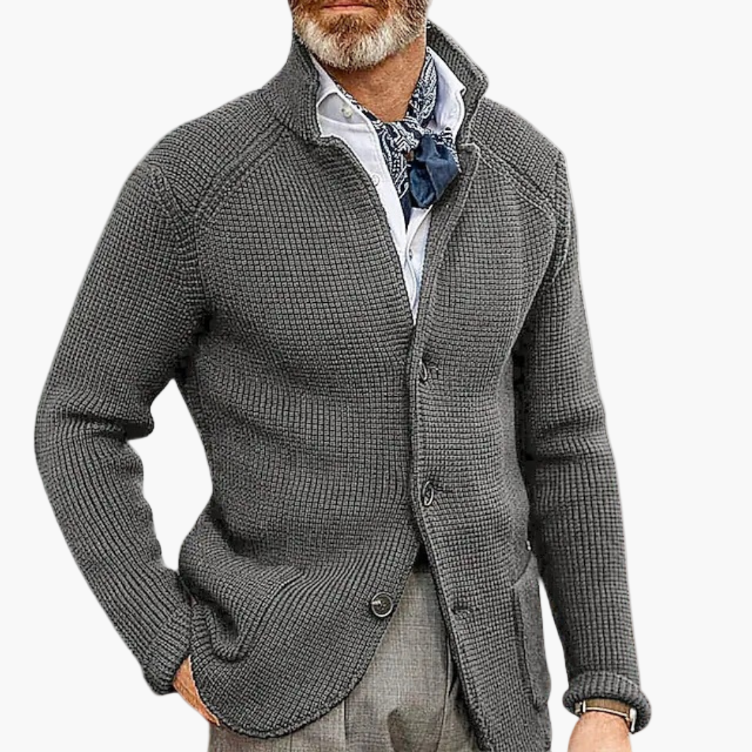 R&B | Strickjacke - Klassischer Cardigan für Business & Freizeit, Stilvoller Komfort