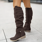 R&B | Wildleder Kniehohe Stiefel