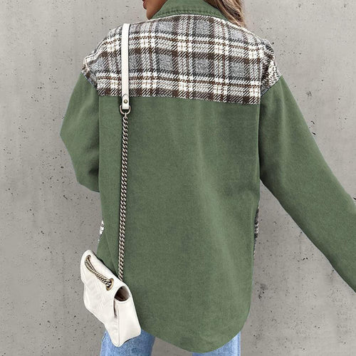 R&B | Jeansjacke Kariert Damen