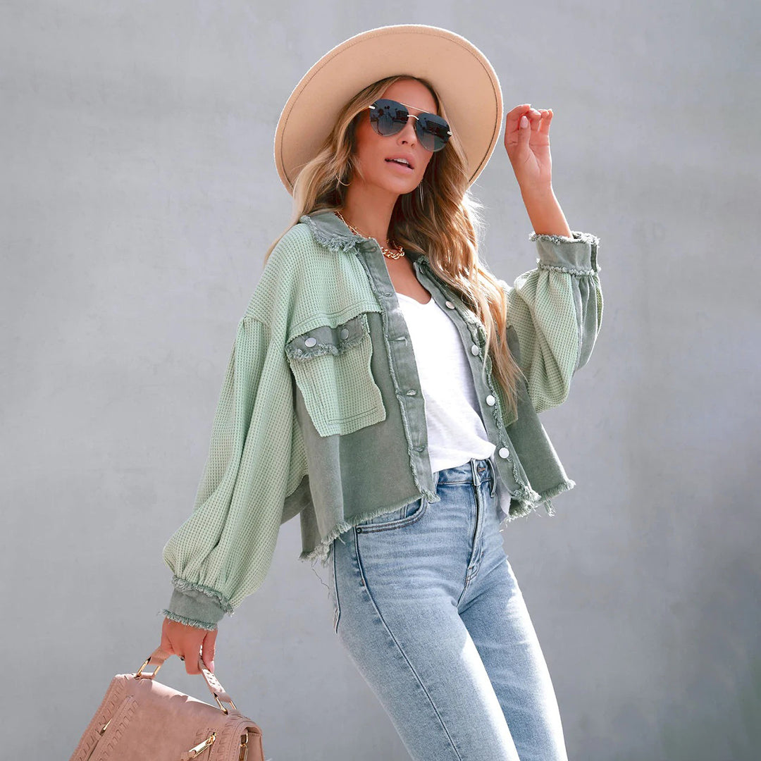 R&B | Elegante Kurzjacke Aus Kordstoff
