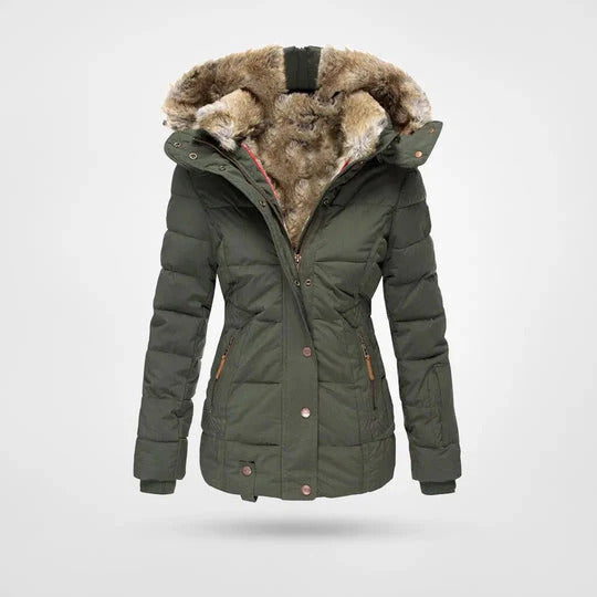 R&B | Winterjacke mit Fellkragen