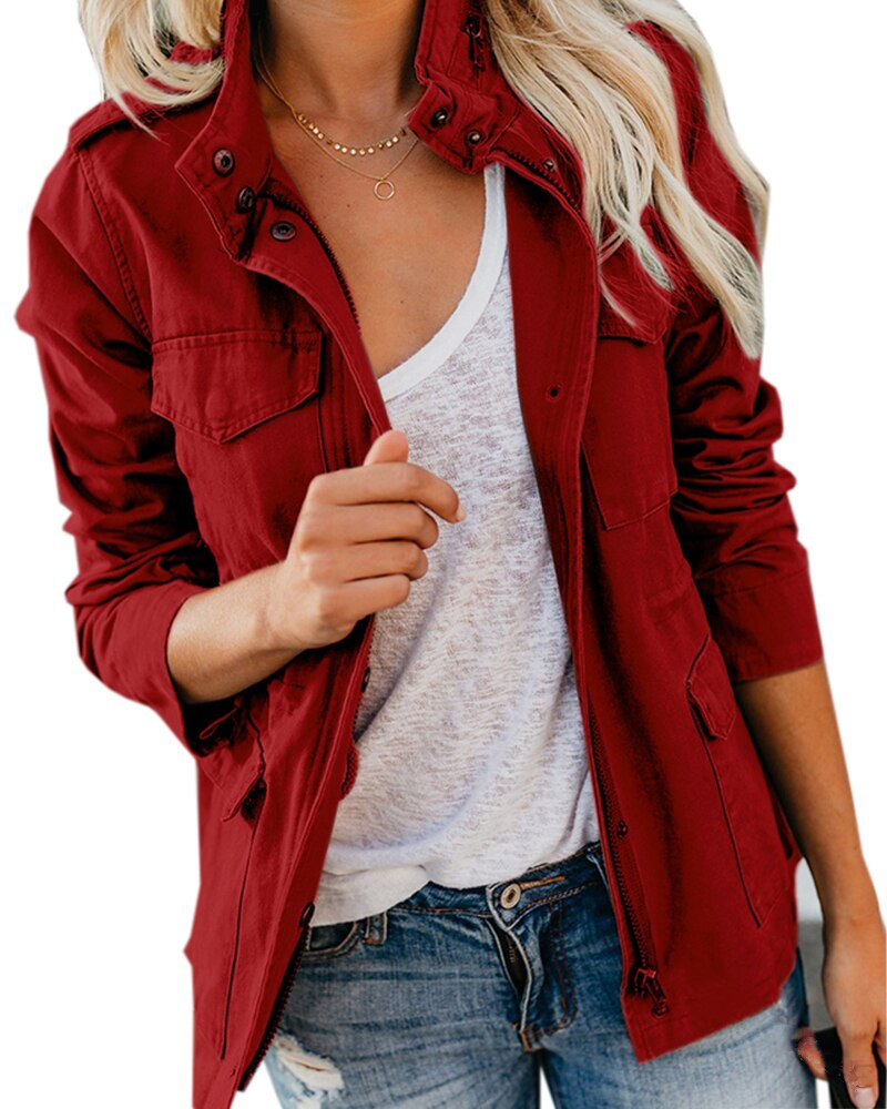 Heidi-Mode | Übergangsjacke mit Taschen für Frauen