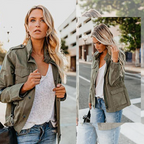 R&B | Damen Leichte Übergangsjacke mit Reißverschluss & Taschen