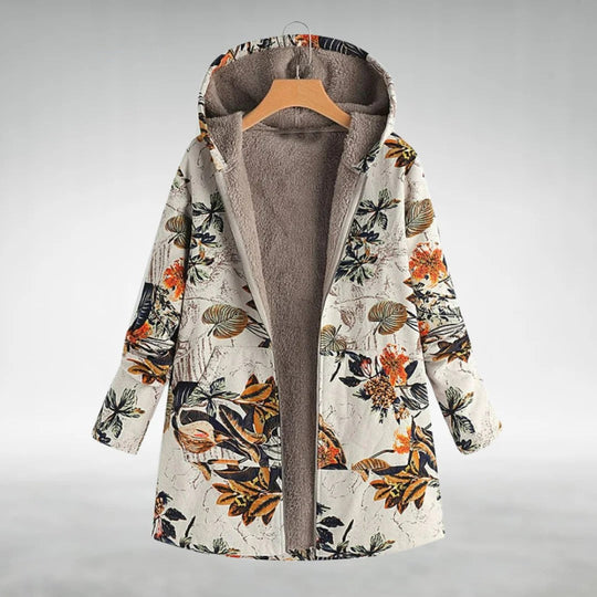 R&B | Geblümte Fleecejacke