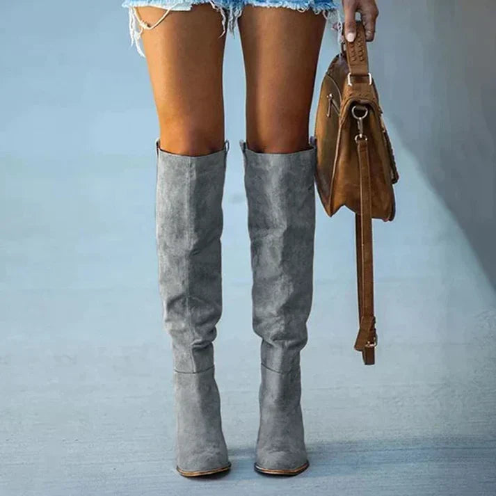 R&B | Frauen Kniefallende Stiefel