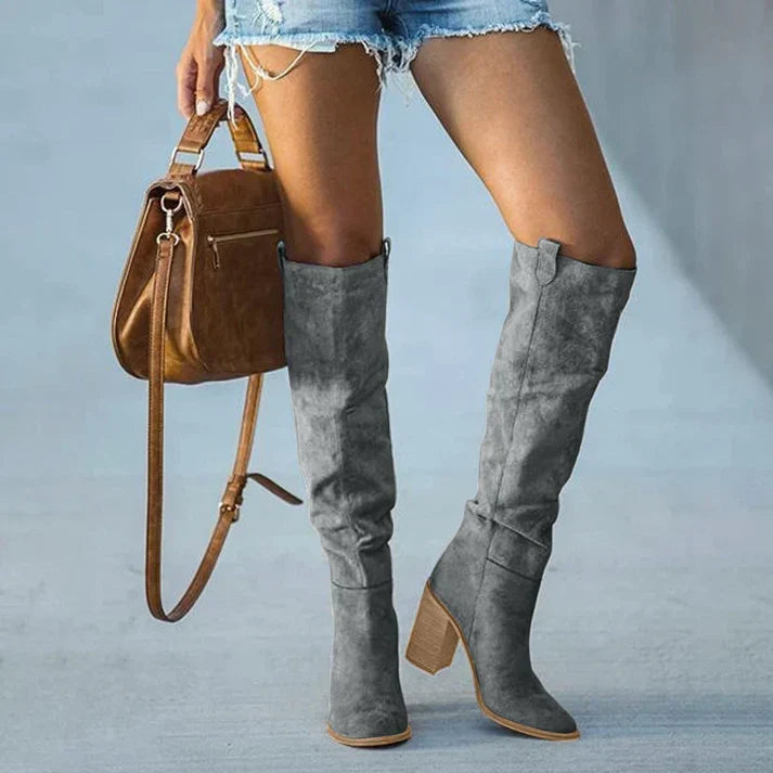 R&B | Frauen Kniefallende Stiefel