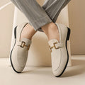 Loafer mit Metallschnalle