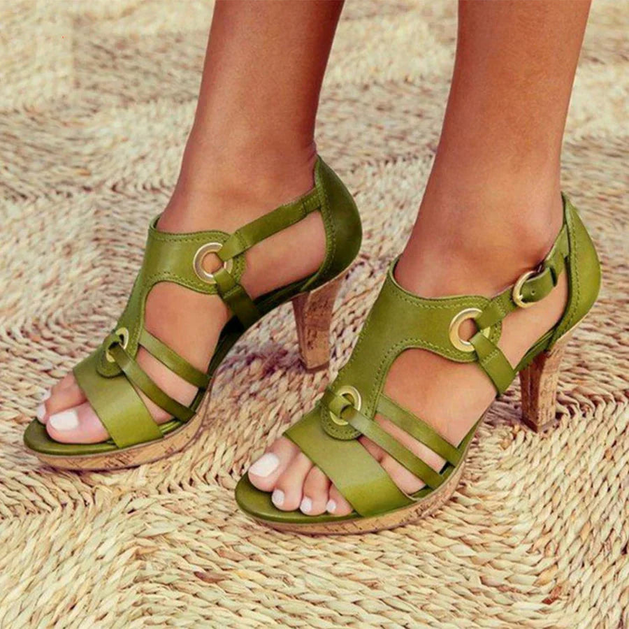 R&B | Bohemische Sandalen mit Hohem Absatz