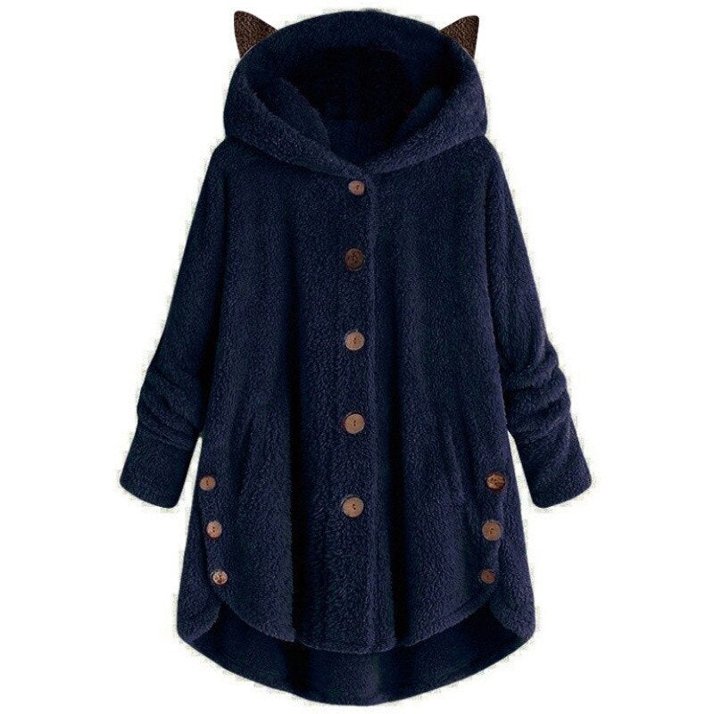 R&B | Plüsch Gefütterte Katzenjacke