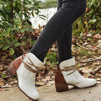 R&B | Damenstiefel Weinlese Schnürstiefel