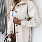 R&B | Damenjacke Mit Vintage Look Und Warmer, Lockerer Passform