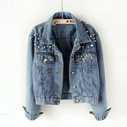 Heidi-Mode | Lässige Jeansjacke mit Perlen