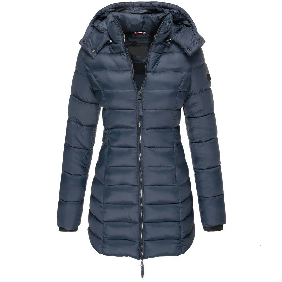 R&B | Wattierte Winterjacke mit Kapuze