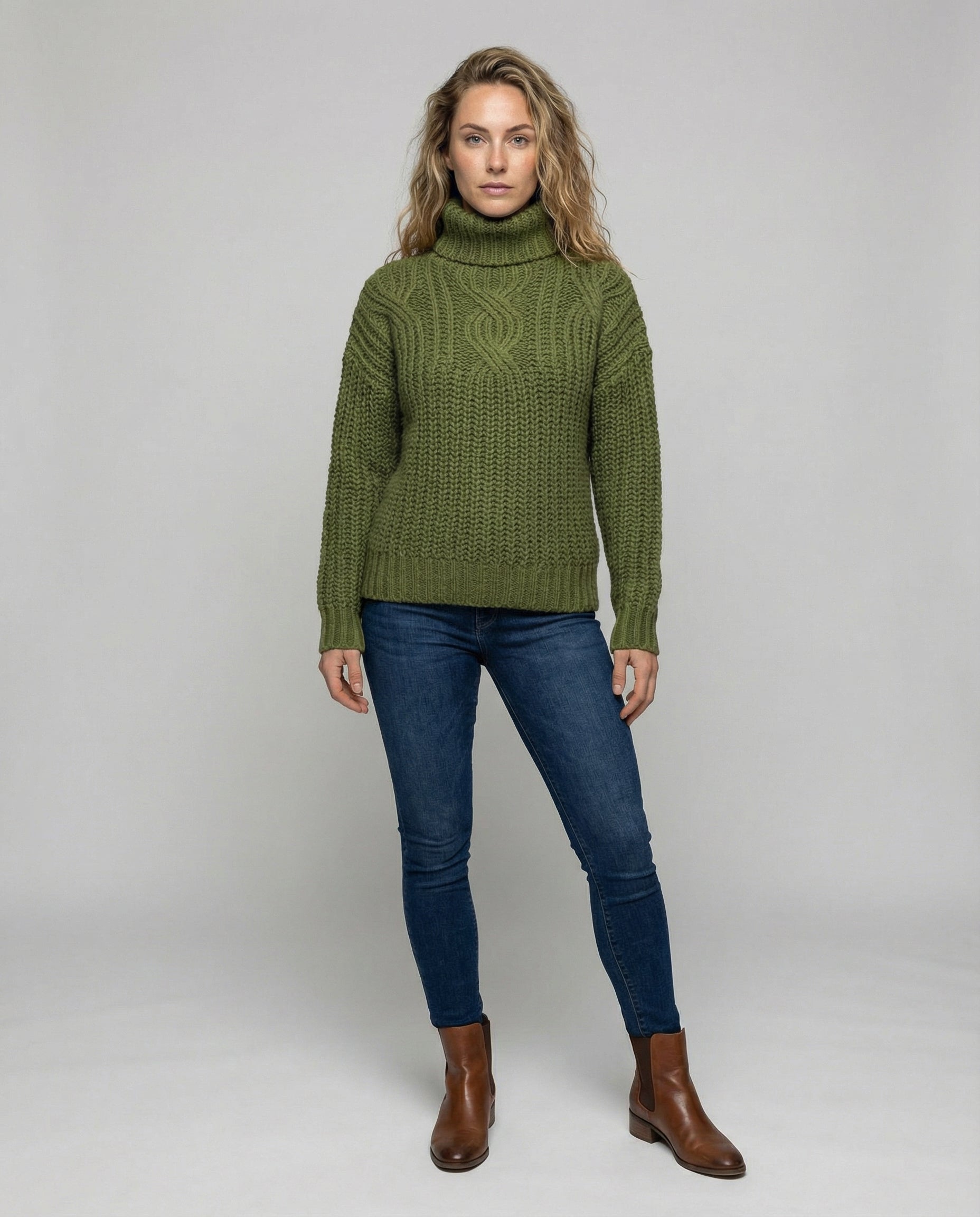 Bequemer Rollkragenpullover Damen | R&B
