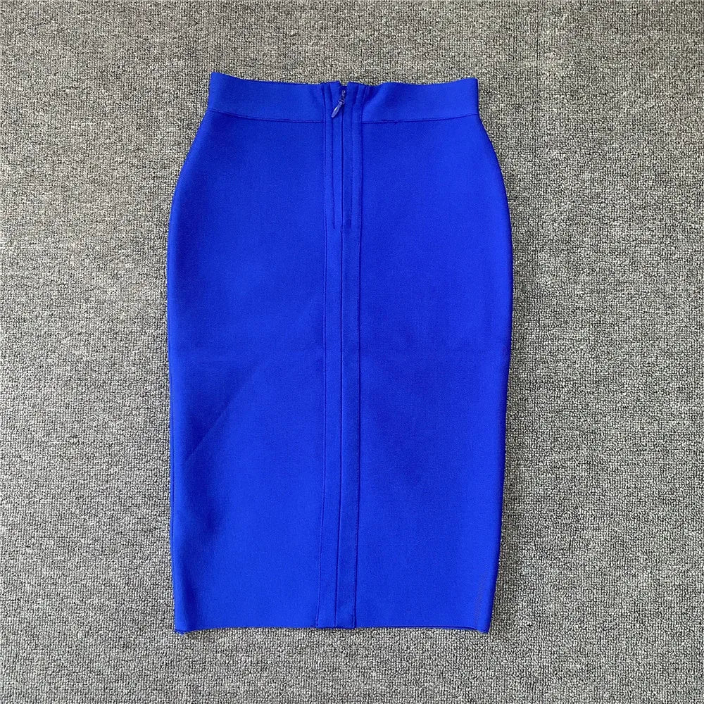 R&B | Frauen Neue Rayon Bandage Rock Elegante Bleistiftrock Berühmte Sexy Club Party Kleidung Vintage Vestios