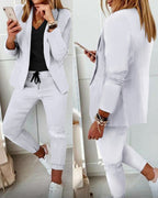 Xyla️ | Elegantes Blazer-Set [Blazer+Hose]