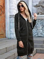 R&B | Chic Lange Sweatshirt-Jacke
