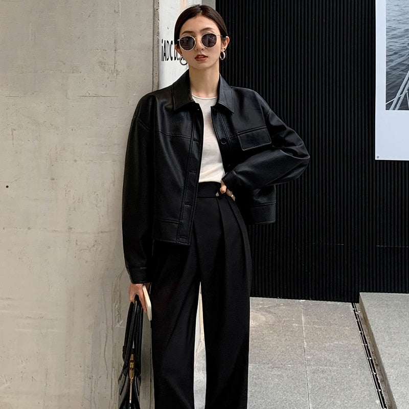 R&B | Lederjacke mit Edlem Schnitt
