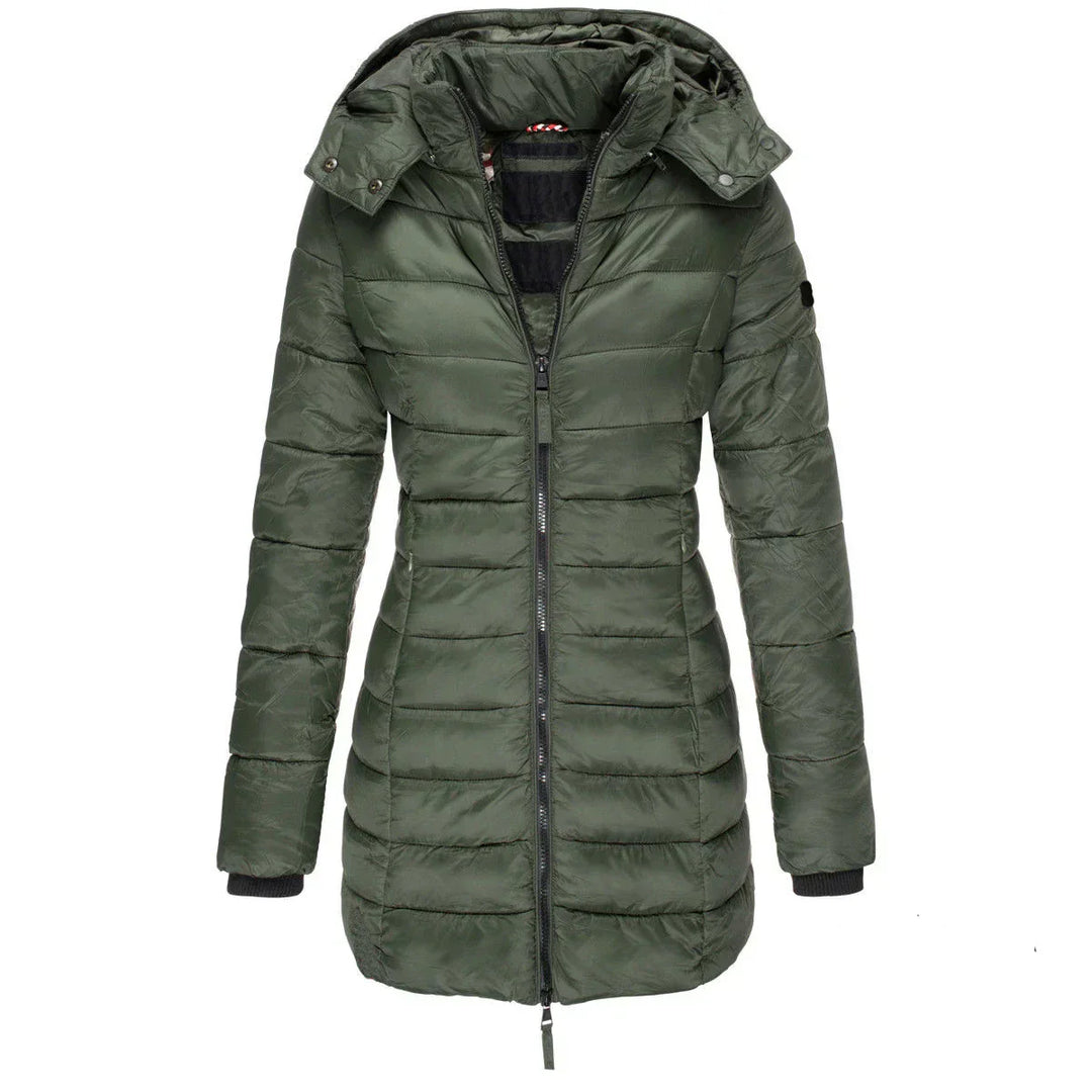 R&B | Wattierte Winterjacke mit Kapuze