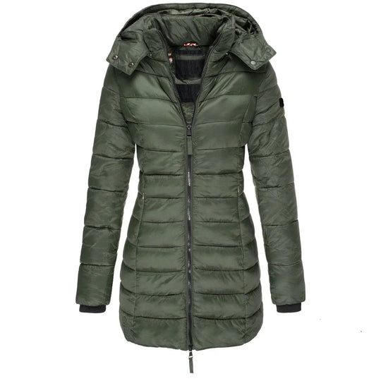 R&B | Wattierte Winterjacke mit Kapuze