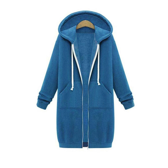 R&B | Chic lange Sweatshirtjacke